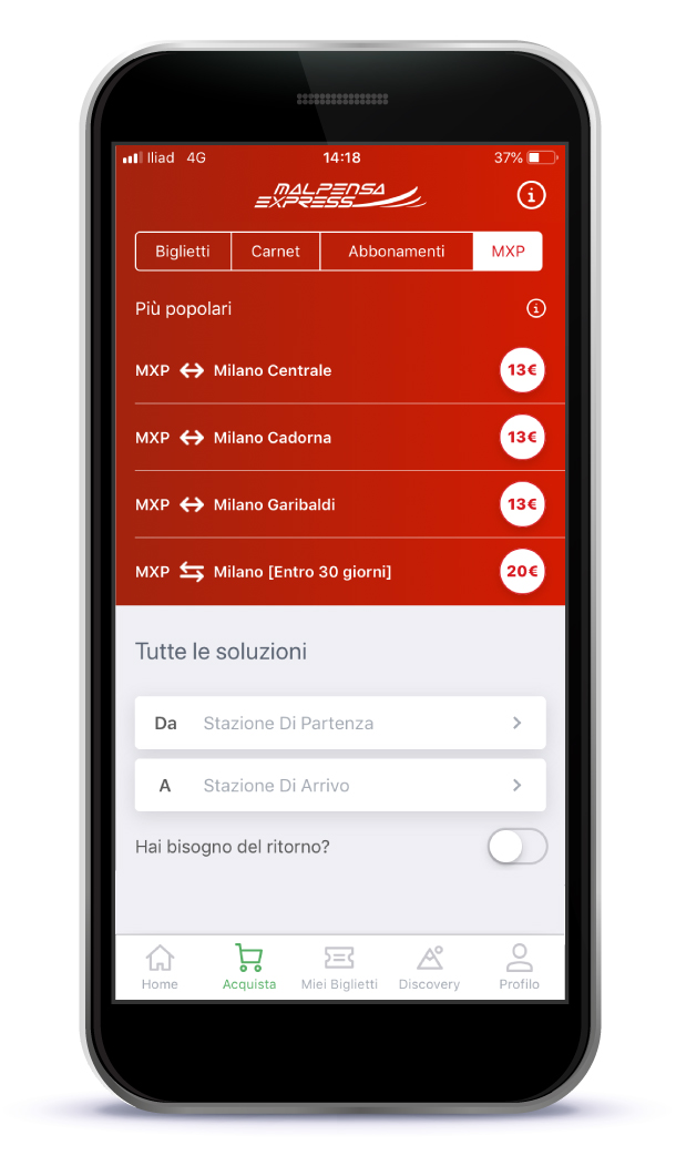 trenord app step 1